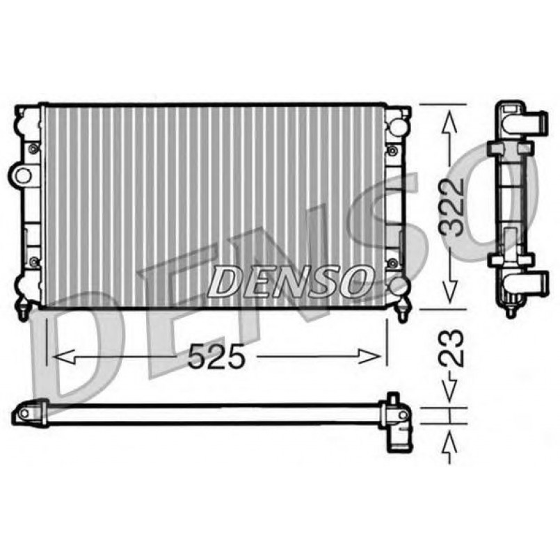 DRM32006  DENSO - Радіатор охолодження