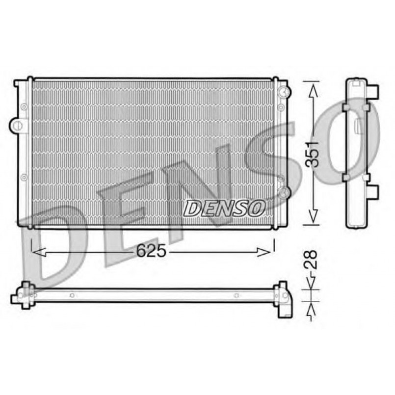 DRM32008  DENSO - Радіатор охолодження