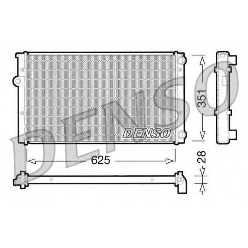 DRM32009  DENSO - Радіатор охолодження