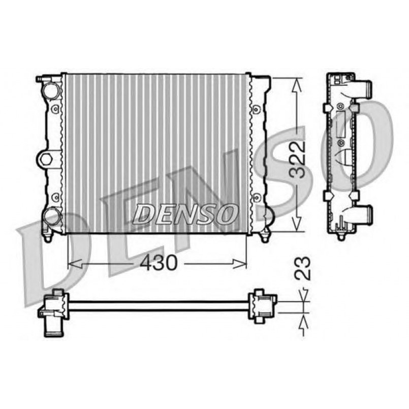 DRM32022  DENSO - Радіатор охолодження