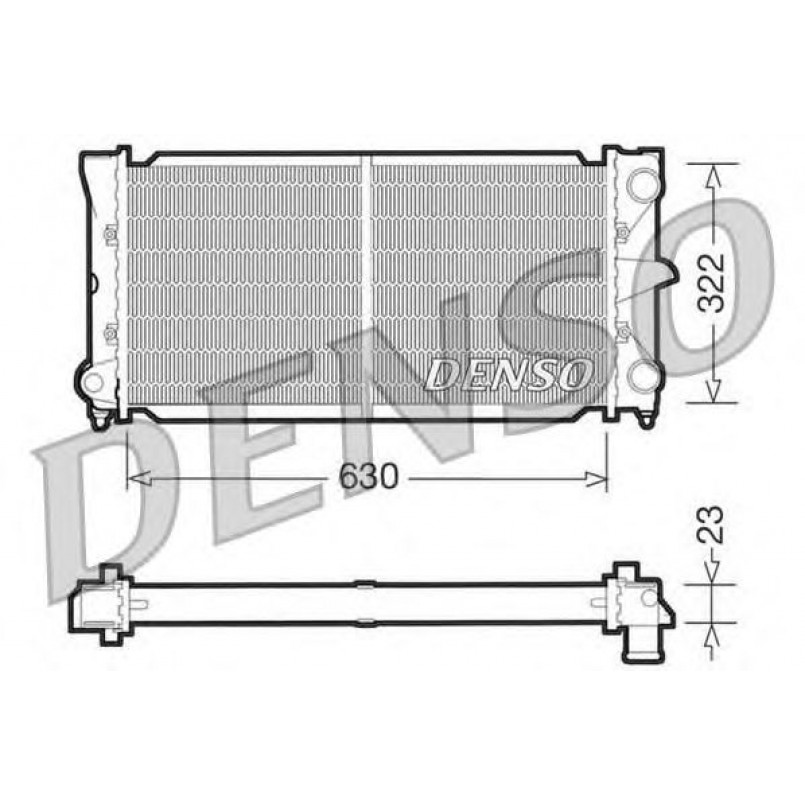 DRM32025  DENSO - Радіатор охолодження