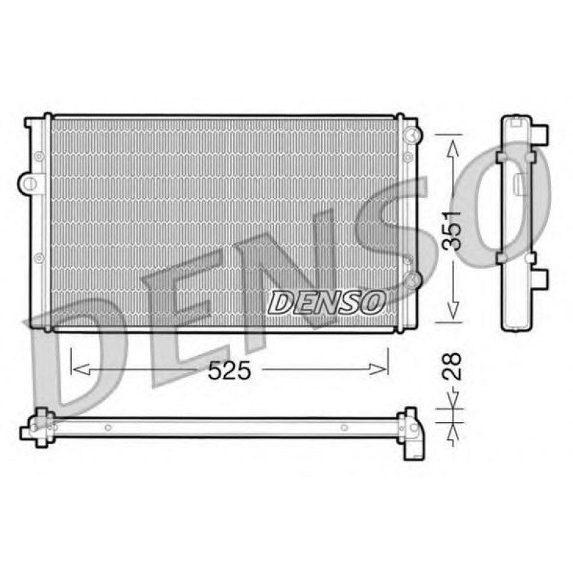 DRM32028  DENSO - Радіатор охолодження