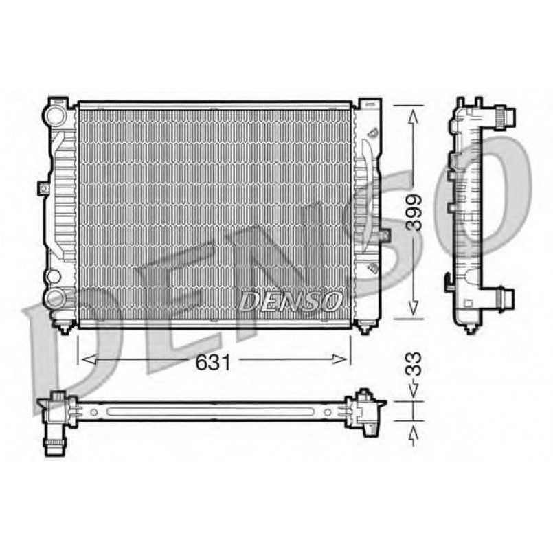 DRM32029  DENSO - Радіатор охолодження