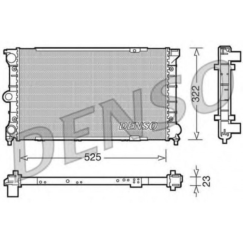 DRM32031  DENSO - Радіатор охолодження