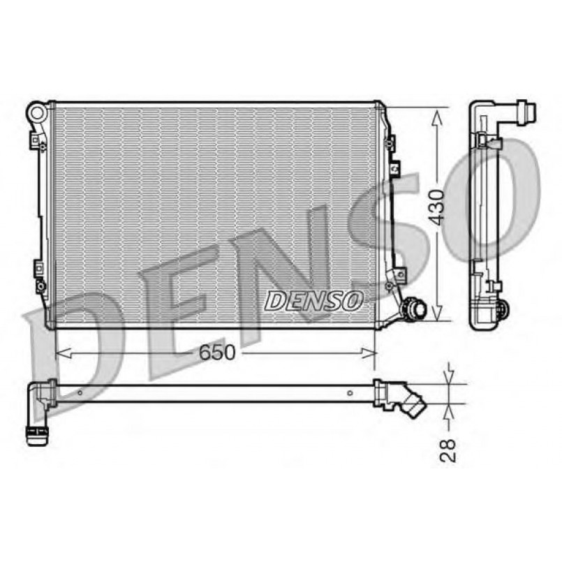 DRM32037  DENSO - Радіатор охолодження
