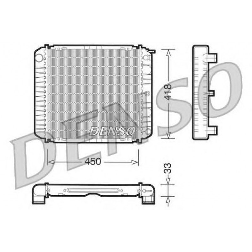 DRM33004  DENSO - Радіатор охолодження