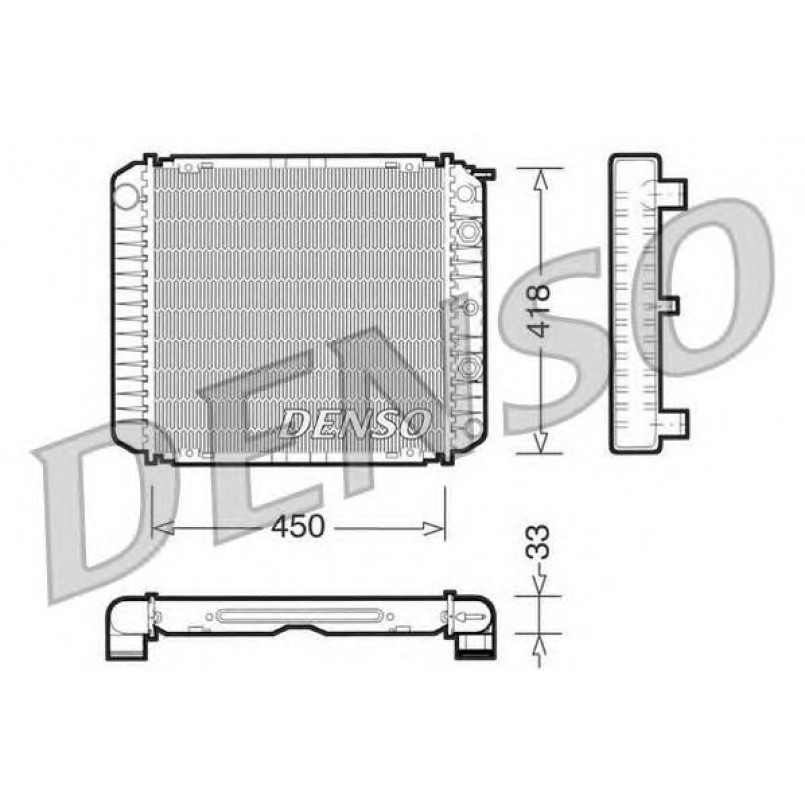 DRM33005  DENSO - Радіатор охолодження