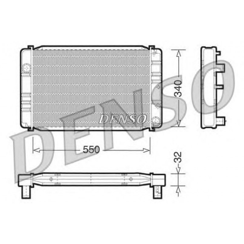 DRM33010  DENSO - Радіатор охолодження