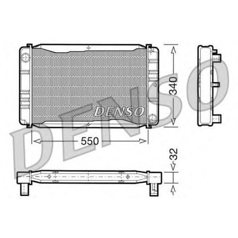DRM33011  DENSO - Радіатор охолодження