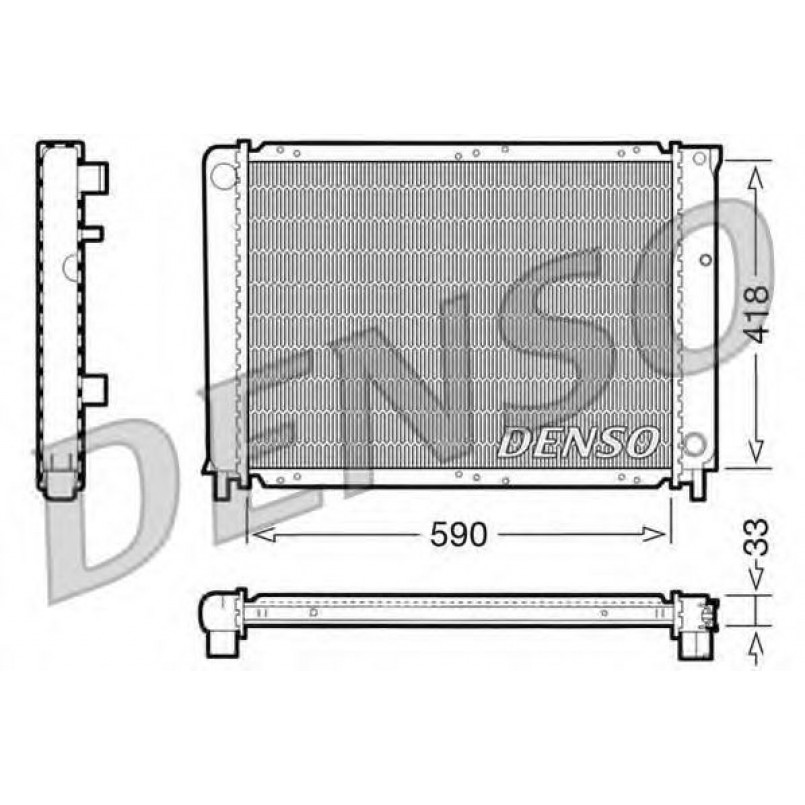 DRM33031  DENSO - Радіатор охолодження