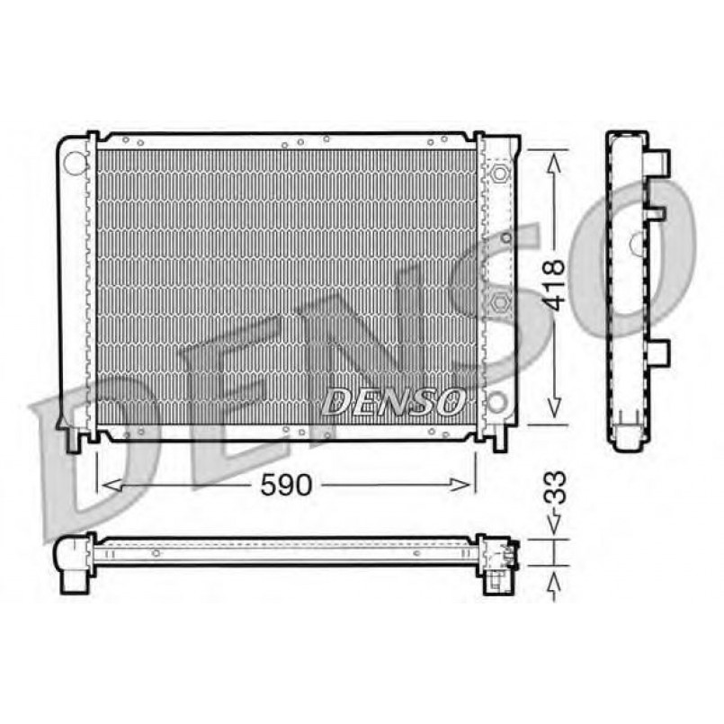 DRM33032  DENSO - Радіатор охолодження