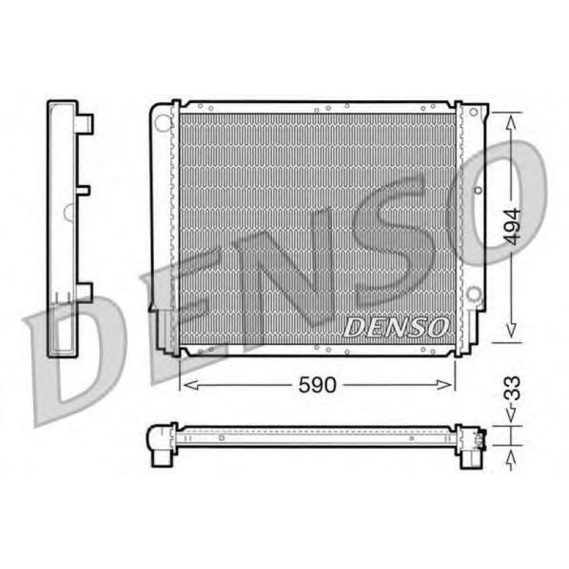 DRM33050  DENSO - Радіатор охолодження