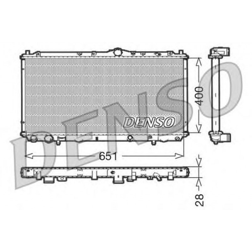 DRM33060  DENSO - Радіатор охолодження