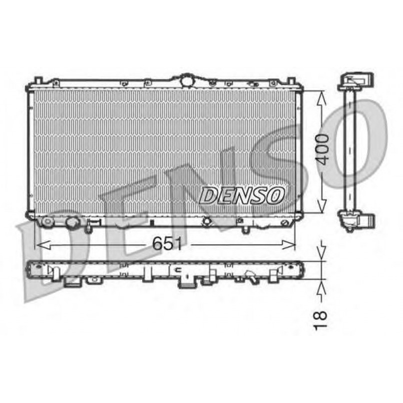 DRM33061  DENSO - Радіатор охолодження