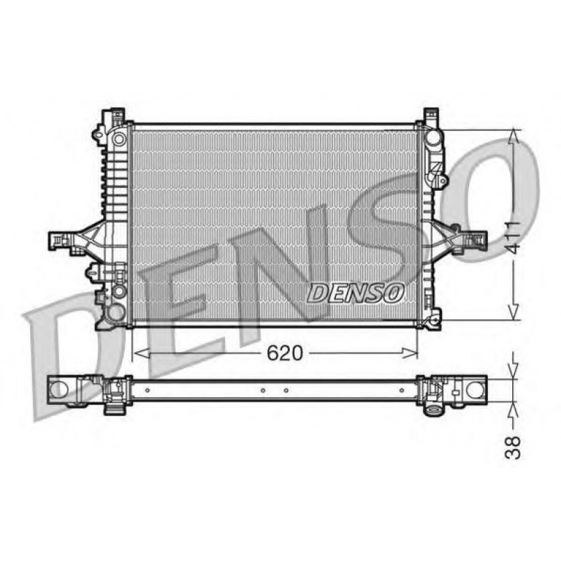DRM33066  DENSO - Радіатор охолодження