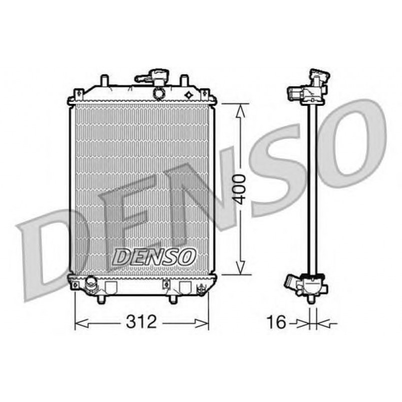 DRM35002  DENSO - Радіатор охолодження