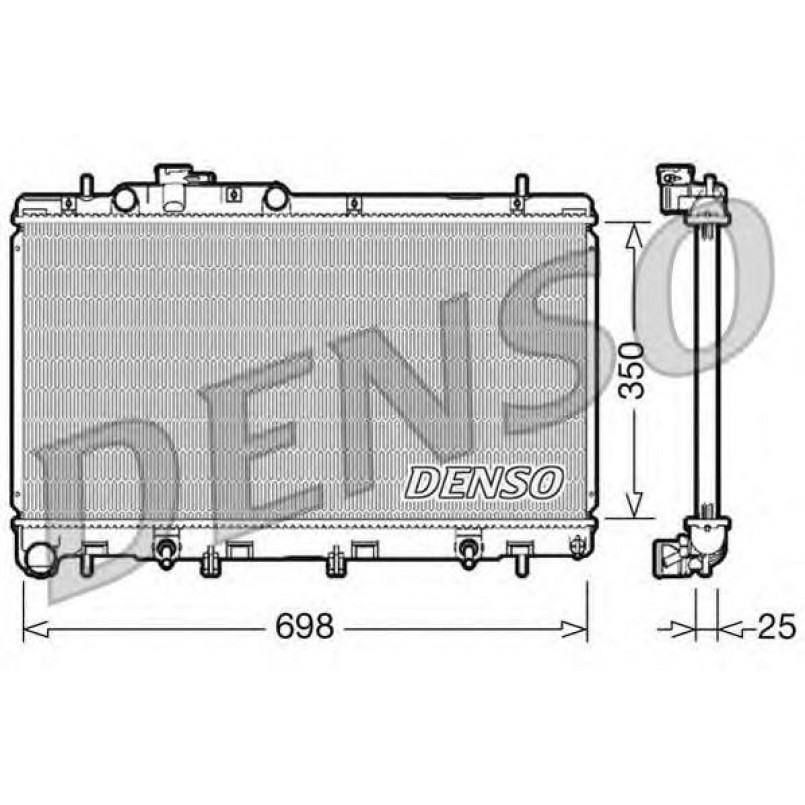 DRM36011  DENSO - Радіатор охолодження