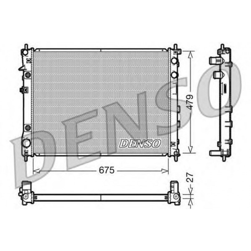 DRM36012  DENSO - Радіатор охолодження