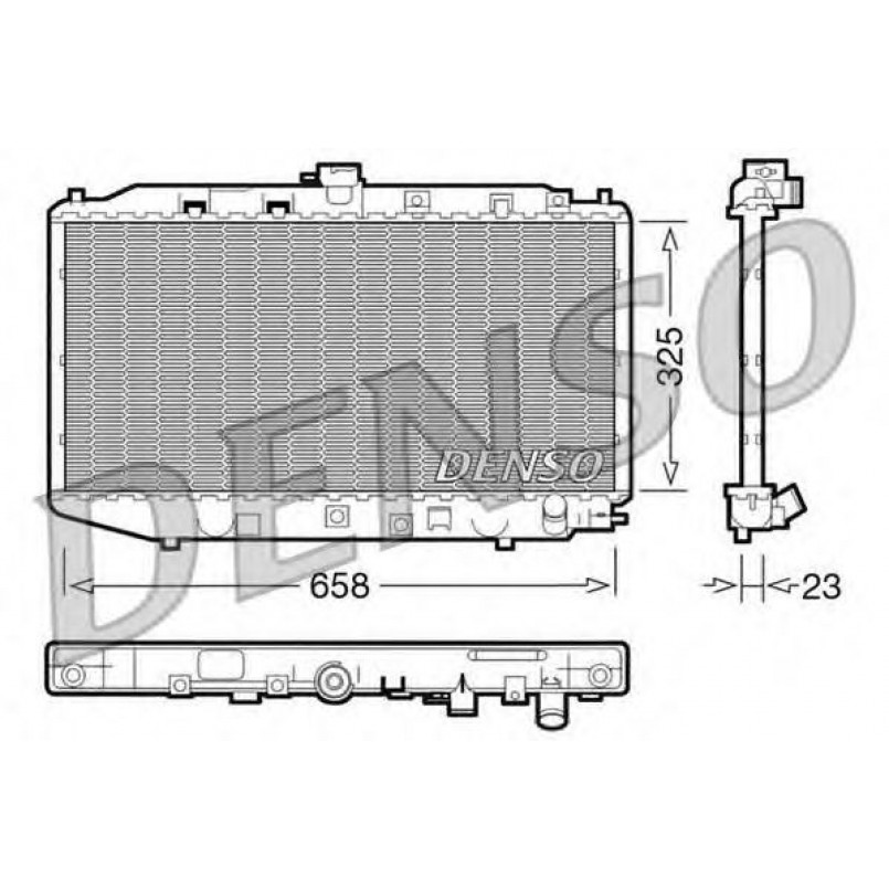 DRM40002  DENSO - Радіатор охолодження