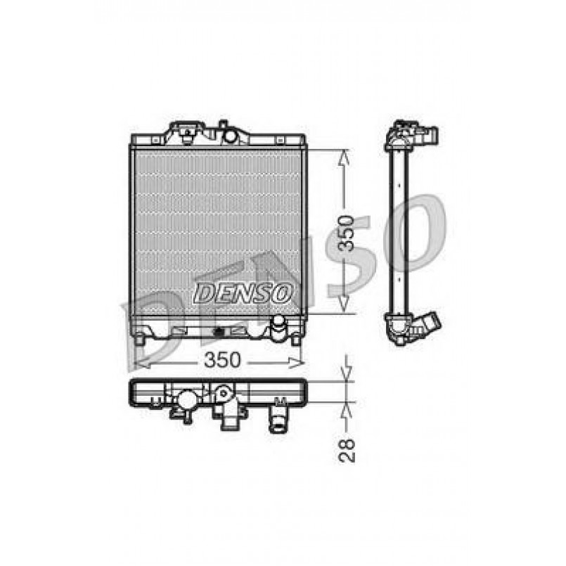 DRM40004  DENSO - Радіатор охолодження