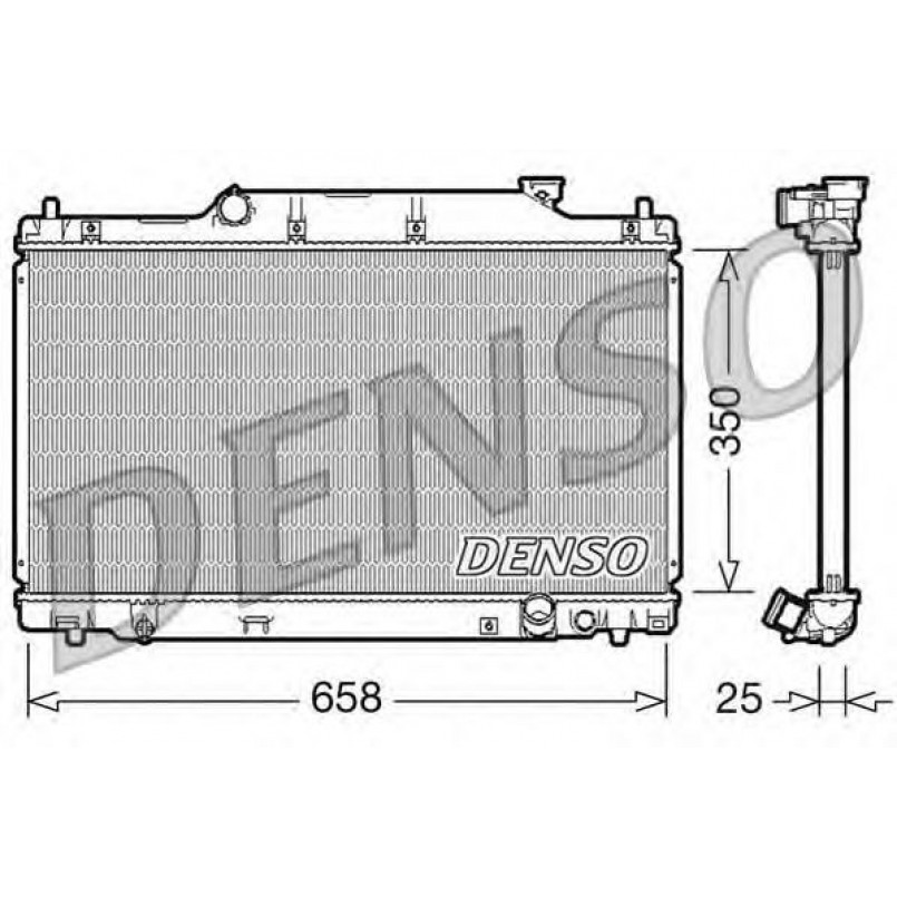 DRM40007  DENSO - Радіатор охолодження