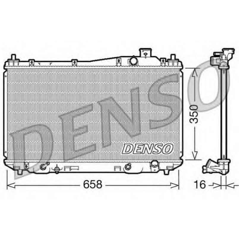 DRM40008  DENSO - Радіатор охолодження