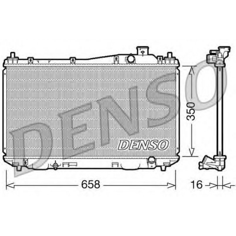DRM40009  DENSO - Радіатор охолодження