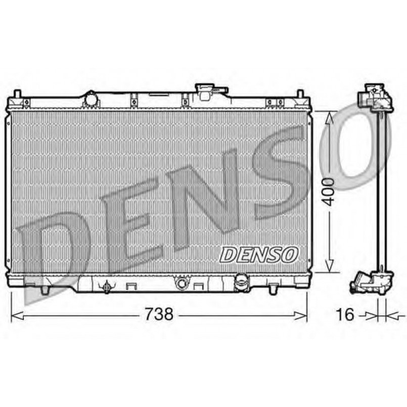 DRM40011  DENSO - Радіатор охолодження