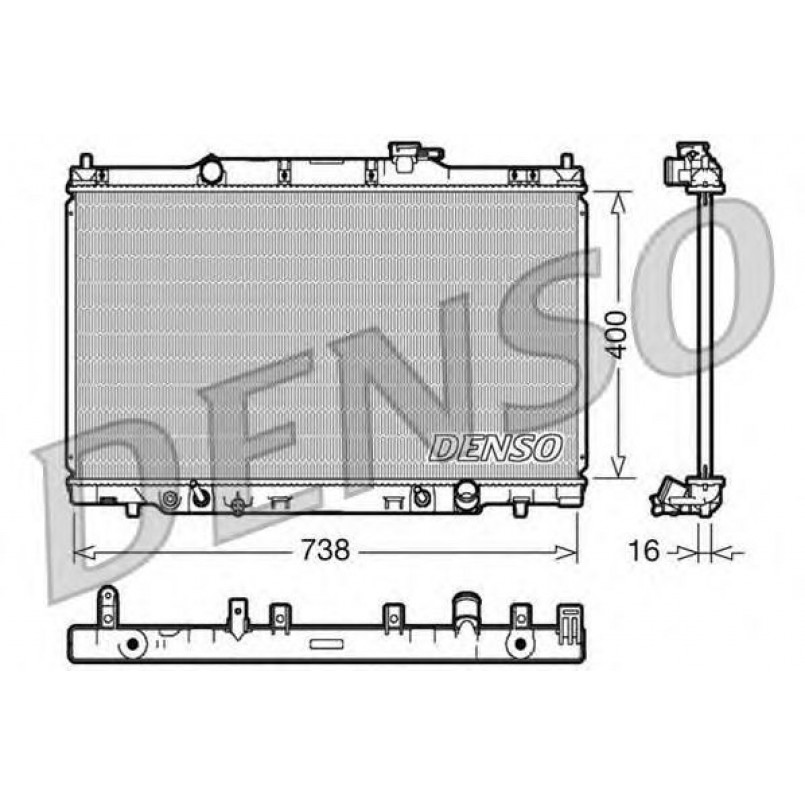 DRM40013  DENSO - Радіатор охолодження