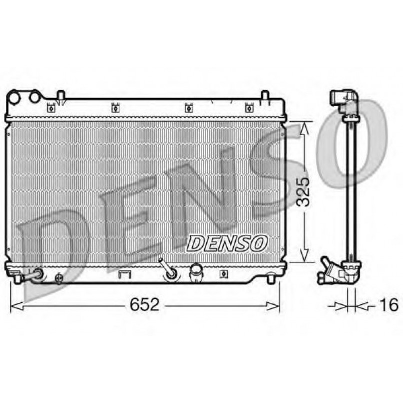 DRM40014  DENSO - Радіатор охолодження