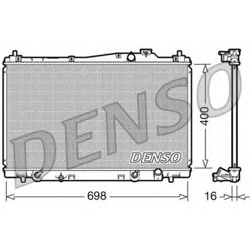 DRM40017  DENSO - Радіатор охолодження
