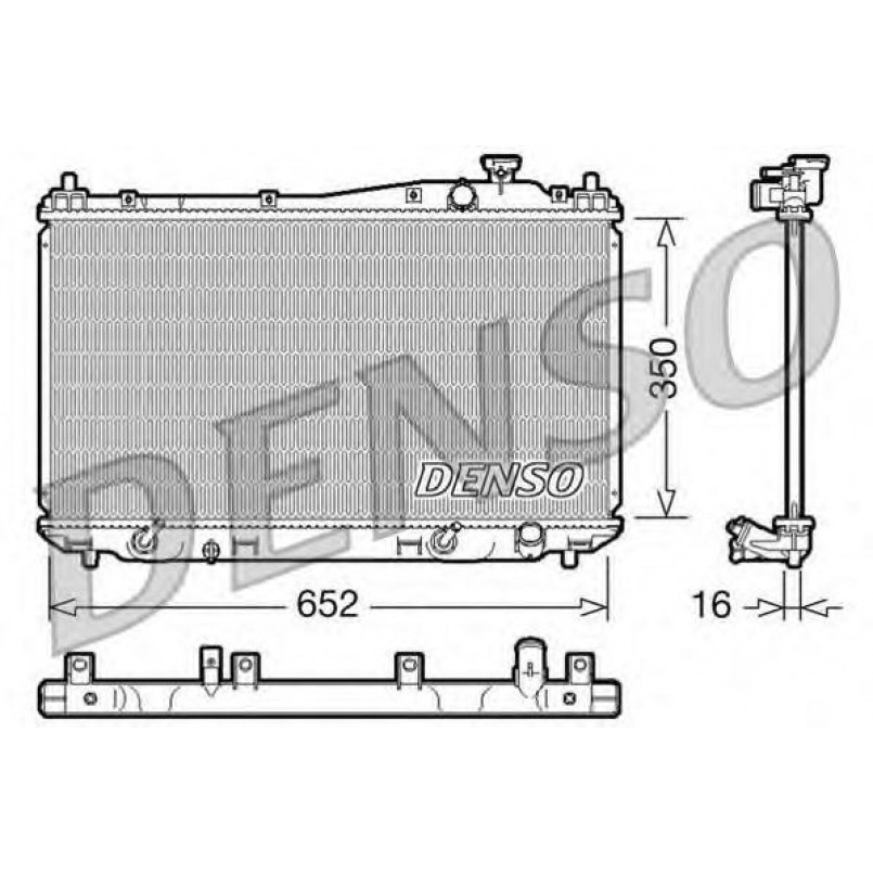 DRM40019  DENSO - Радіатор охолодження
