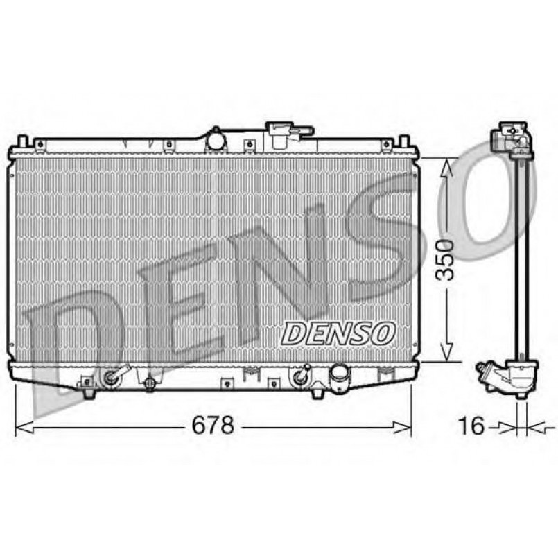 DRM40020  DENSO - Радіатор охолодження
