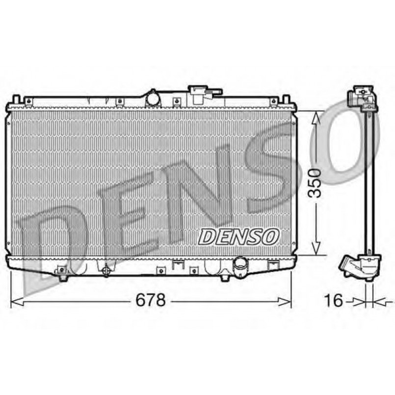 DRM40021  DENSO - Радіатор охолодження