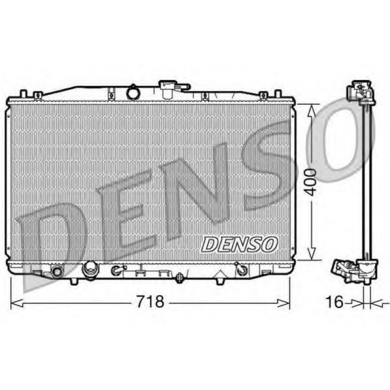 DRM40023  DENSO - Радіатор охолодження