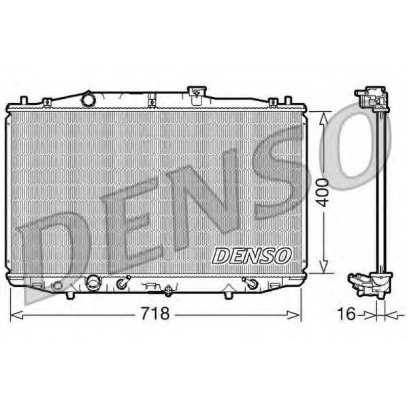 DRM40024  DENSO - Радіатор охолодження