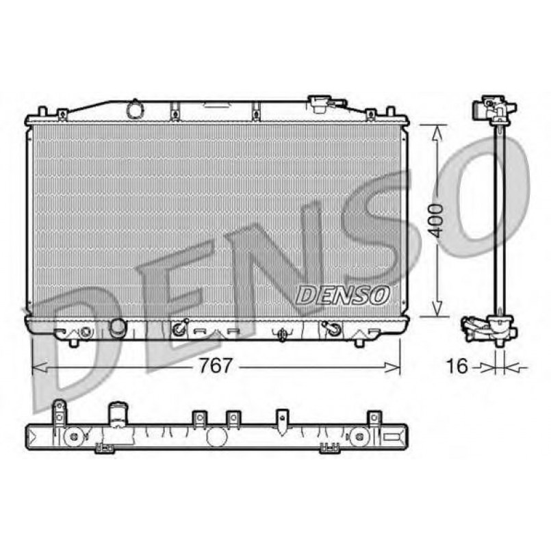 DRM40025  DENSO - Радіатор охолодження