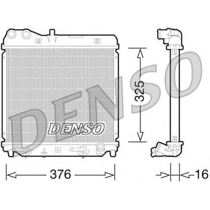 DRM40026  DENSO - Радіатор охолодження
