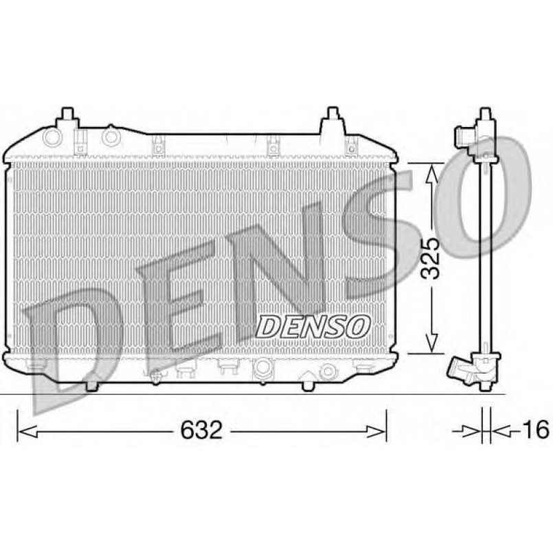 DRM40031  DENSO - Радіатор охолодження