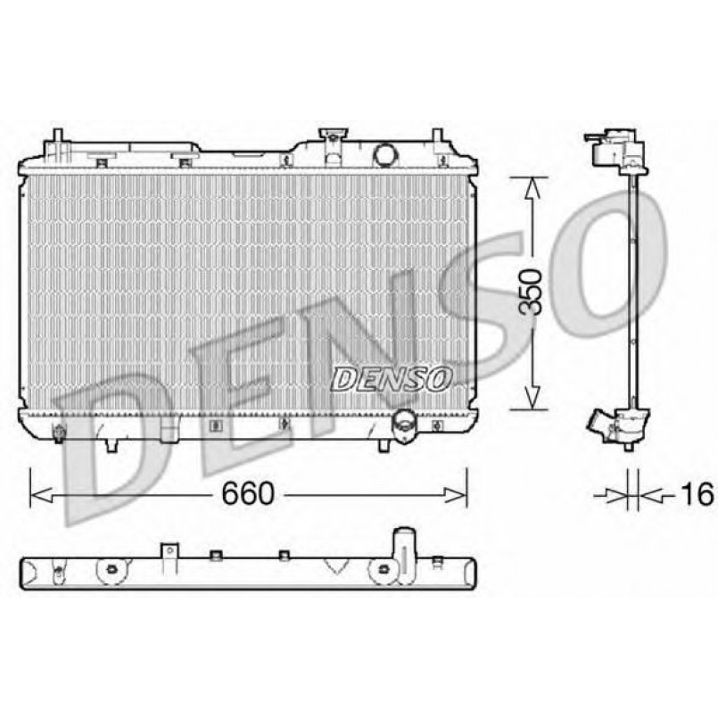 DRM40034  DENSO - Радіатор охолодження