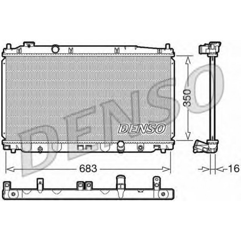 DRM40035  DENSO - Радіатор охолодження