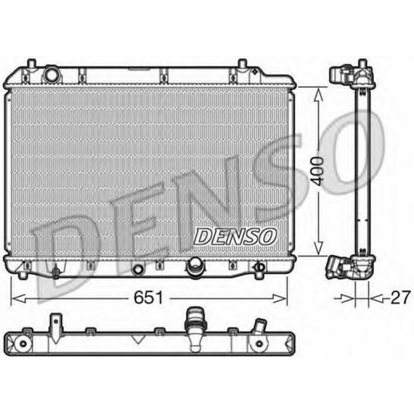 DRM40036  DENSO - Радіатор охолодження