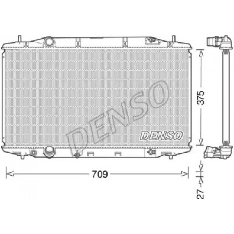 DRM40041  DENSO - Радіатор охолодження