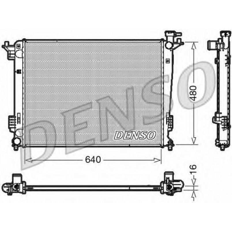 DRM41003  DENSO - Радіатор охолодження