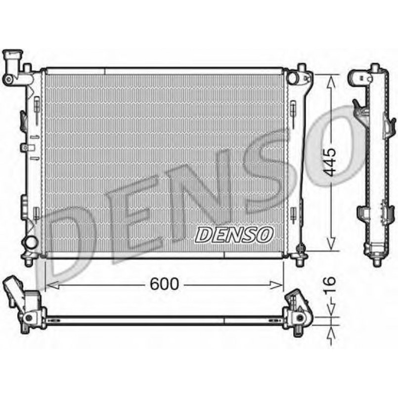 DRM41004  DENSO - Радіатор охолодження
