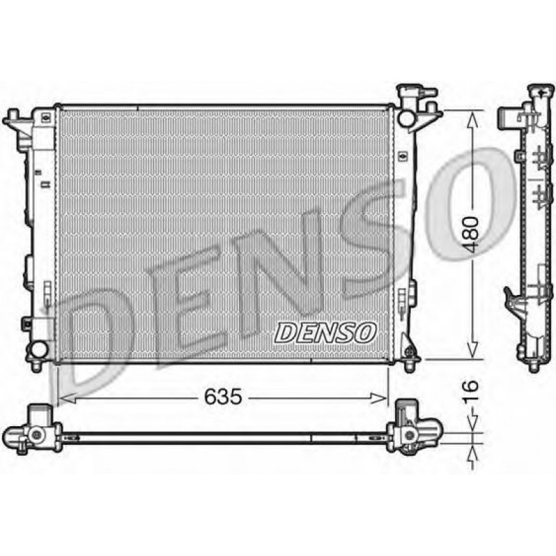 DRM41006  DENSO - Радіатор охолодження