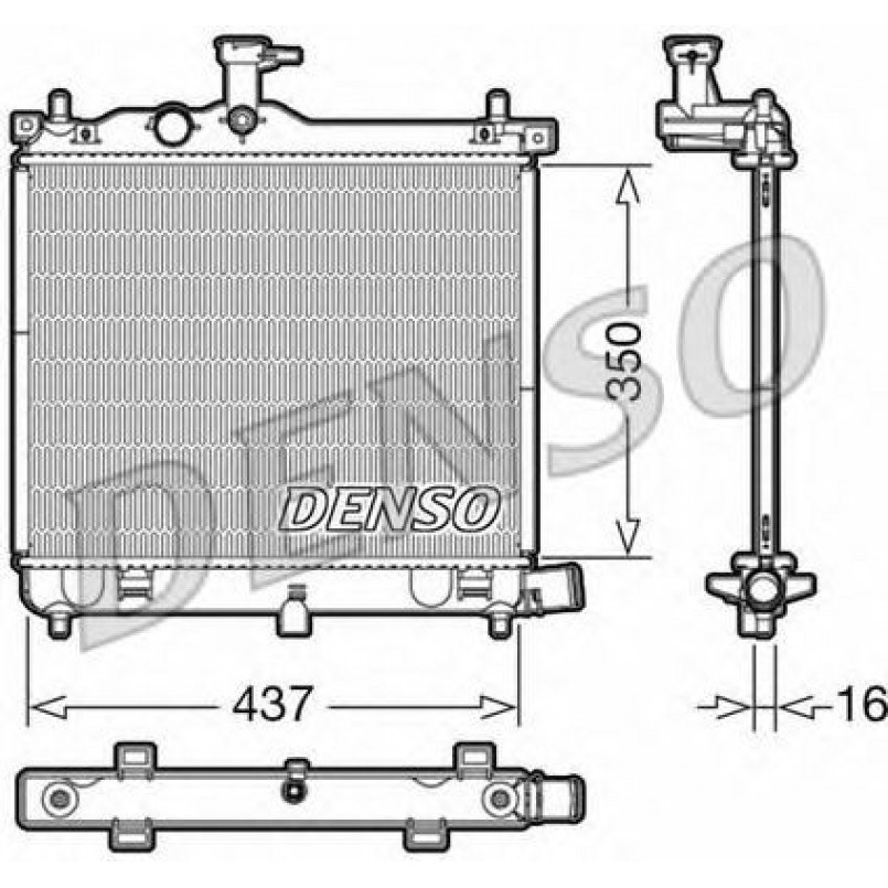 DRM41009  DENSO - Радіатор охолодження