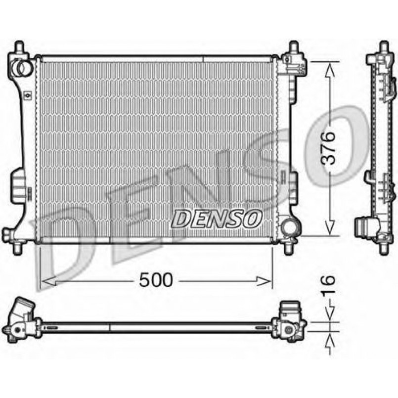 DRM41010  DENSO - Радіатор охолодження