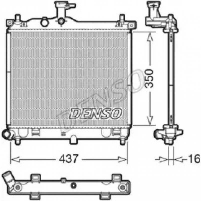 DRM41012  DENSO - Радіатор охолодження