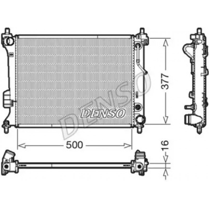 DRM41013  DENSO - Радіатор охолодження